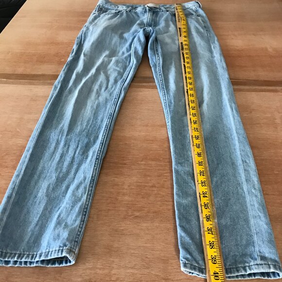 Everlane The Summer Jean Men 29x30 Blue Mid Rise Medium Wash Stretch 17096 - Picture 2 of 13